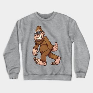 Bigfoot walking Crewneck Sweatshirt